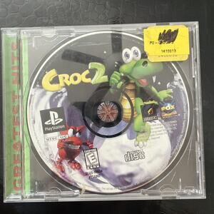 1999 PlayStation Croc 2 In Case With Missing Front Cover Tested Working